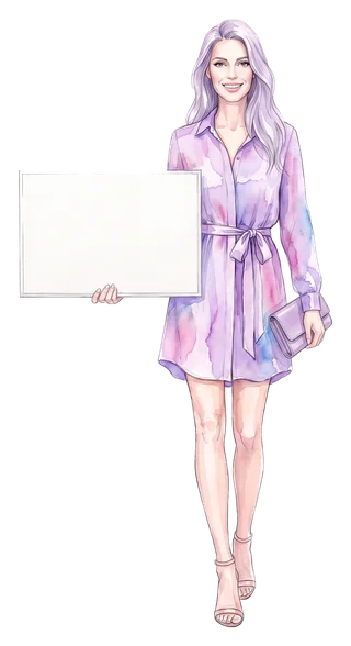 Iris Vale, the painted host, holds a board with the name of the card at Gateway Casinos Clinton. Her board reads: My Club Rewards.