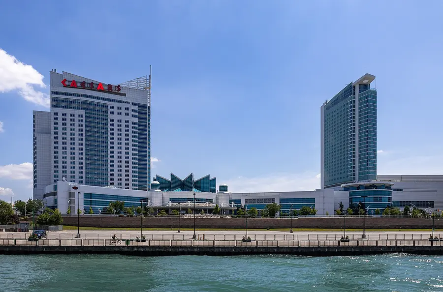 Caesars Windsor, Windsor, from outside